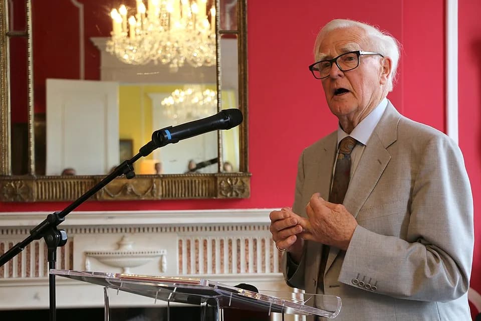 John le Carré - John le Carré giving a keynote speech