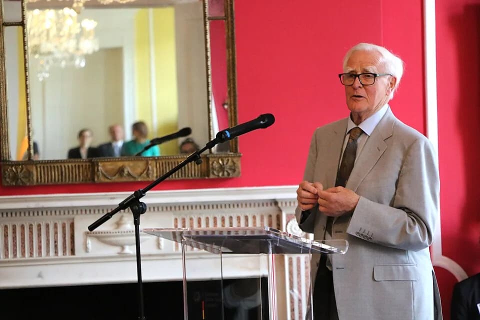 John le Carré - John le Carré giving his thrilling keynote speech