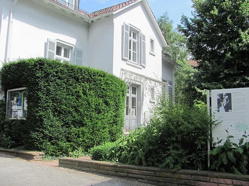 Martin Buber - House of Martin Buber in Heppenheim, Germany. Now the international headquarters of the International Council of Christians and Jews (ICCJ).