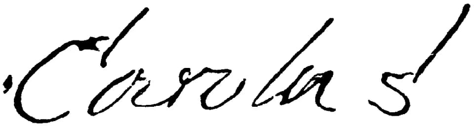 Carl XII of Sweden - Autograf, Carl XII, Nordisk familjebok.png