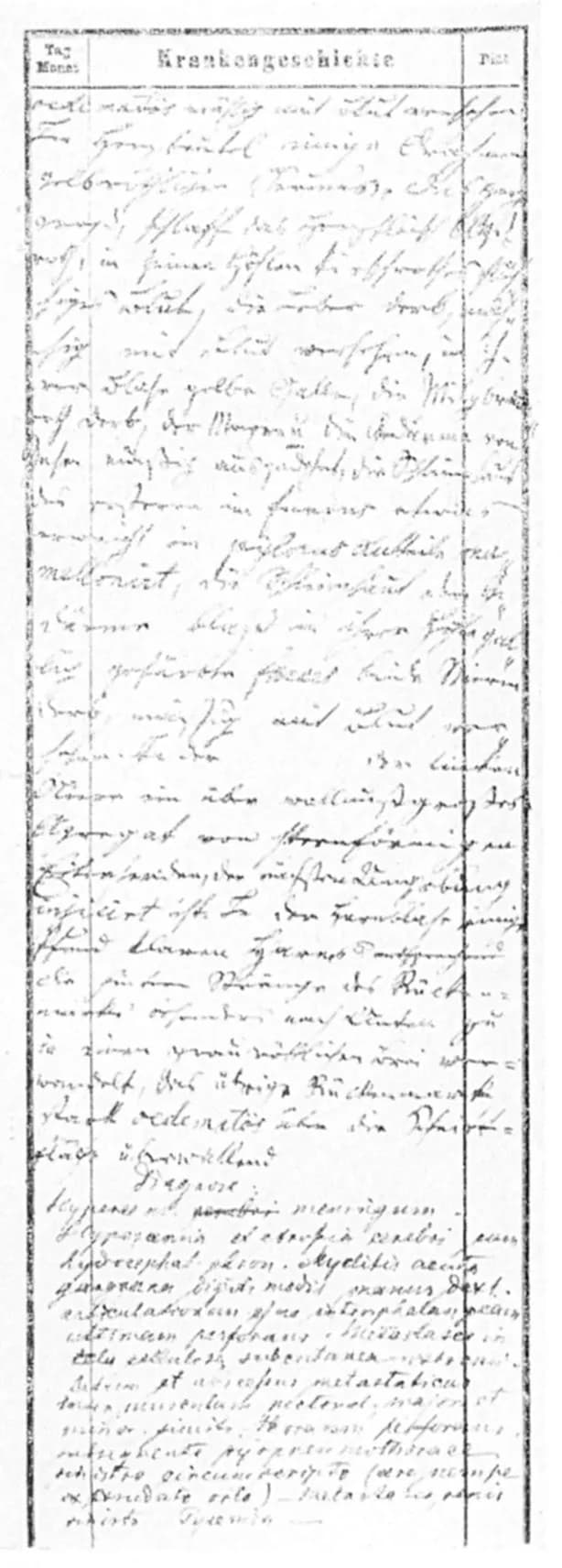 Ignaz Semmelweis - Ignaz Semmelweis obduction report 1865