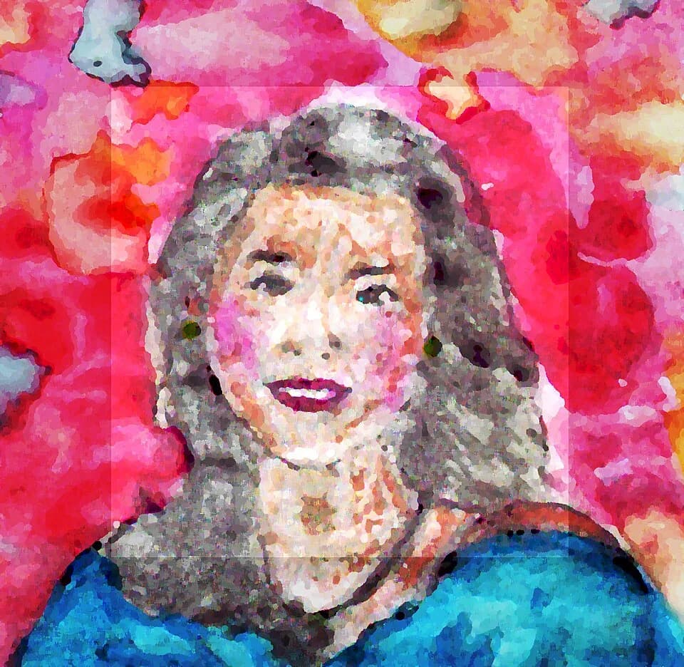 Teresa Teng - Pencil and watercolour illustration of Teresa Teng, a Taiwanese Singer. Note: computer enhanced.