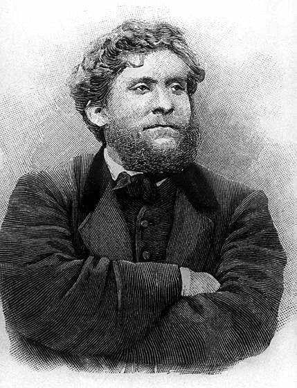 Jean Jaurès - Jean Jaurès, gravure d'après une photographie prise par Pierre Petit (1831-1909) de la Section des lettres de l'École normale supérieure, entre 1878 et 1881.