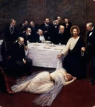 Hippolyte Taine - Ernest Renan (au centre), par Jean Béraud