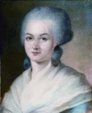 Olympe de Gouges - Portrait of Olympes de Gouges (1748-1793)