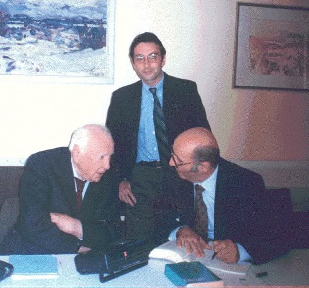 Hans-Georg Gadamer - Giovanni Reale, Giuseppe Girgenti e Hans-Georg Gadamer a Tubinga (1996)