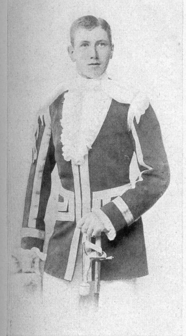 Franz von Papen - Future German Chancellor Franz von Papen as a young page at the Imperial Court in Berlin in 1897.
