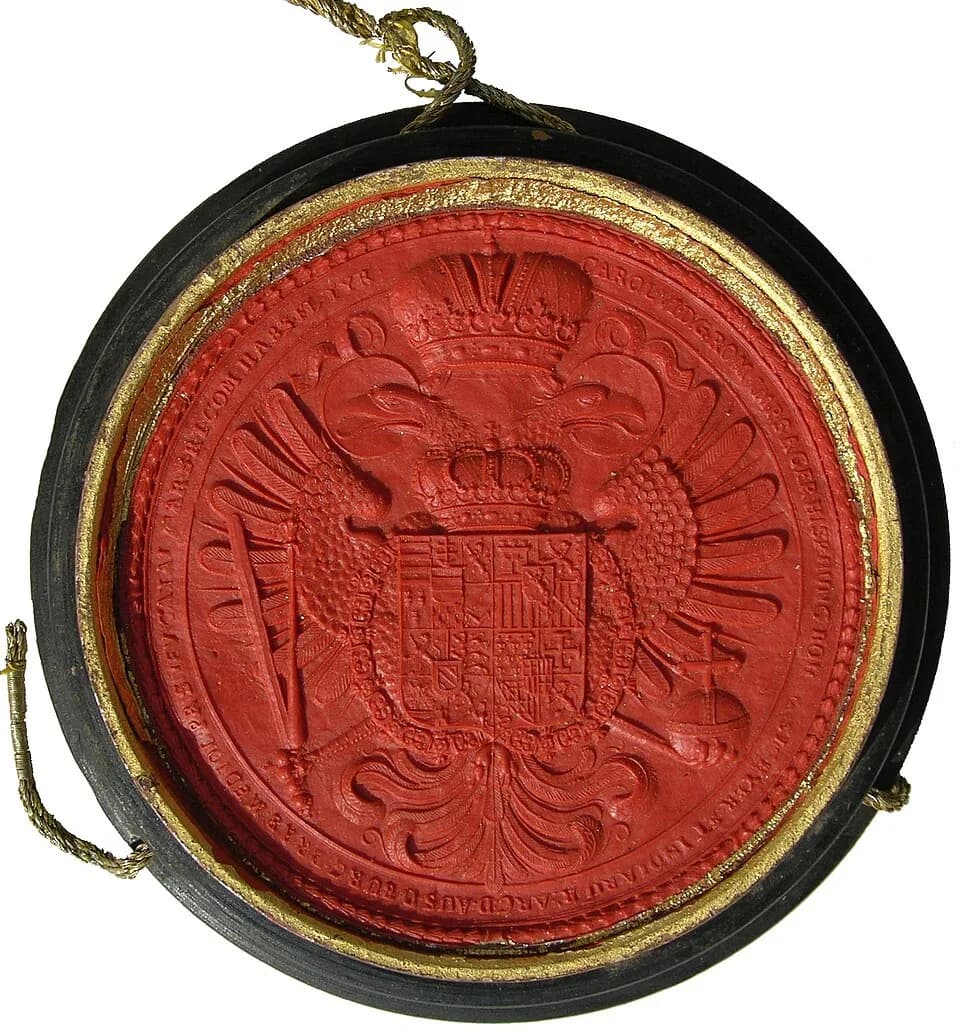 Charles VI, Holy Roman Emperor - Seal of Charles VI.