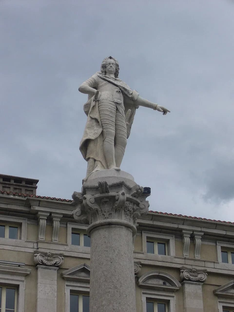 Charles VI, Holy Roman Emperor - Karel VI van het Heilige Roomse Rijk op Piazza dell'Unita d'Italia in Triëst