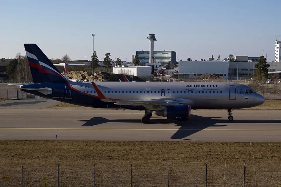Nikolay Basov - Airbus A320 de Aeroflot no aeroporto de Estocolmo-Arlanda.