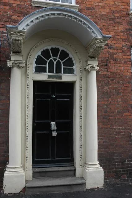 Stanley Baldwin - Georgian Door, Bewdley Georgian door to the house where British Prime Minister was born in 1867.