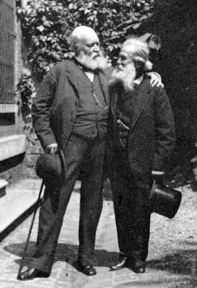 Charles Gounod - French composer Charles Gouonod (1818-1893) with French painter Ernest Hébert (1817-1908)