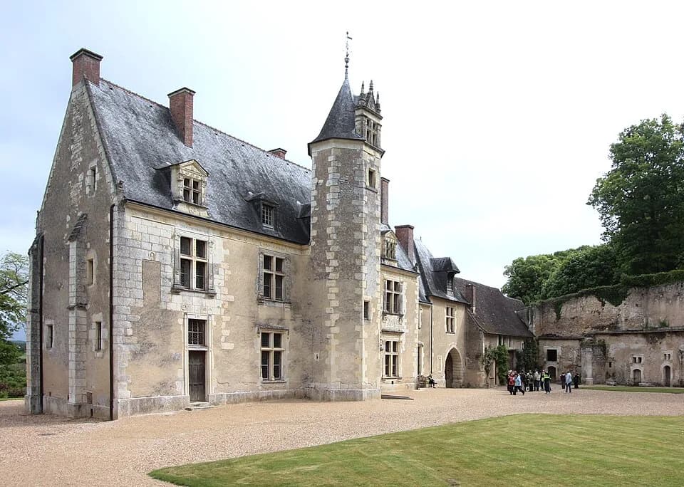 Pierre de Ronsard - Schloss La Possonnière im Département Loir-et-Cher/Frankreich - Vorderfront.