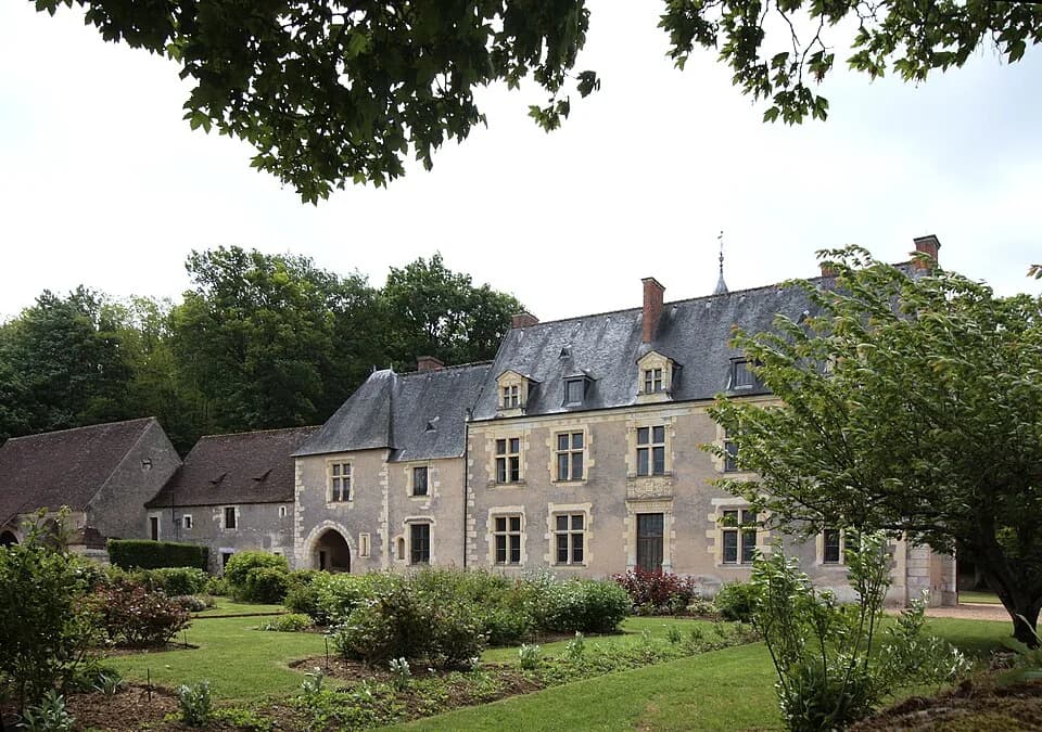Pierre de Ronsard - Schloss La Possonnière im Département Loir-et-Cher/Frankreich - Rückseite.