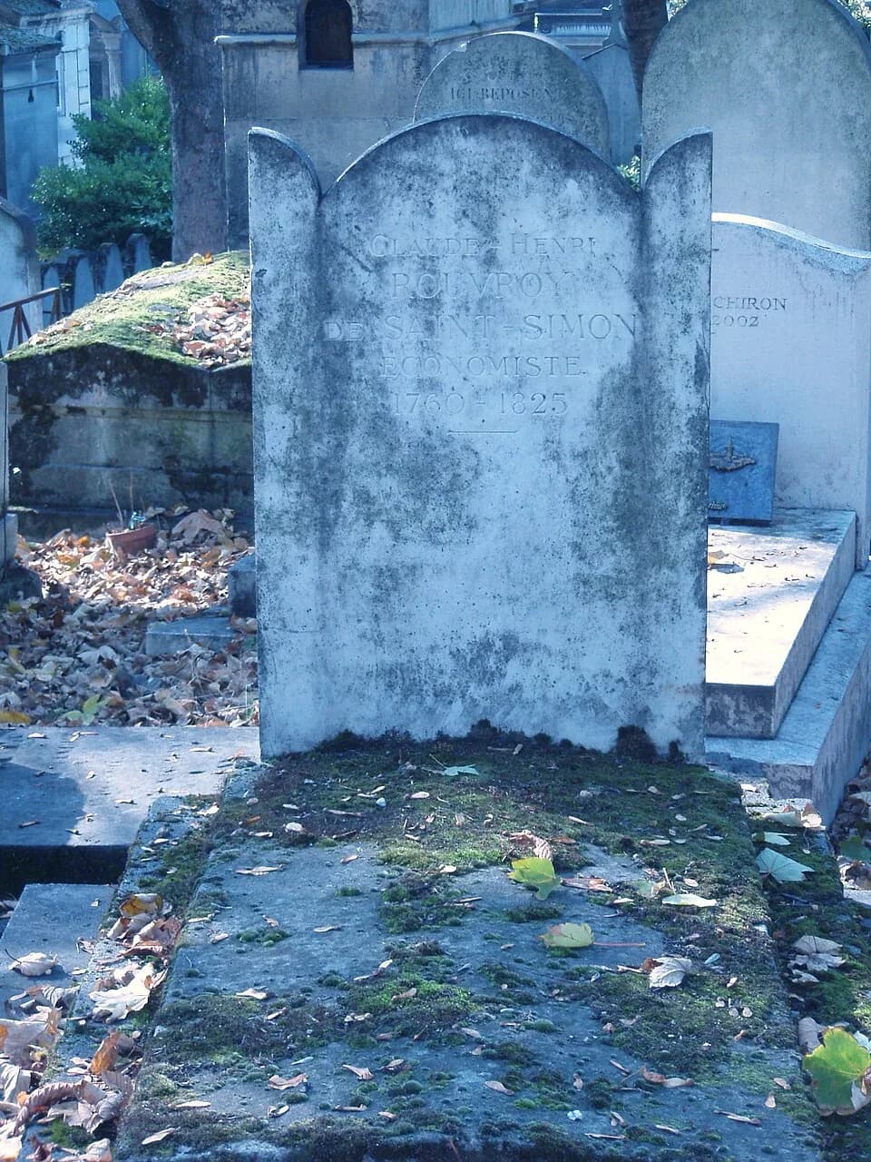 Claude Henri de Rouvroy, comte de Saint-Simon - Tomb of Claude Henri de Rouvroy de Saint-Simon