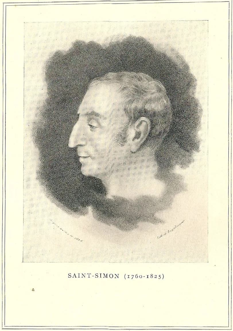 Claude Henri de Rouvroy, comte de Saint-Simon - Portrait de Claude Henri de Rouvroy de Saint-Simon.