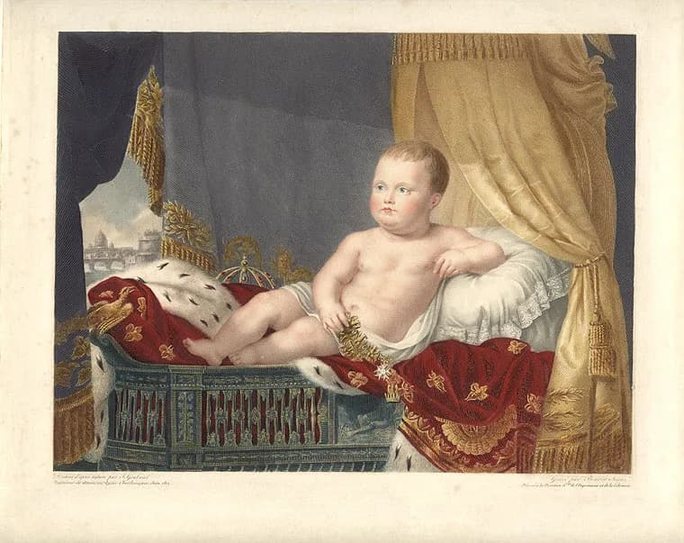 Napoleon II - [„Napoleon II.“], 1812 (with Rome in the background)