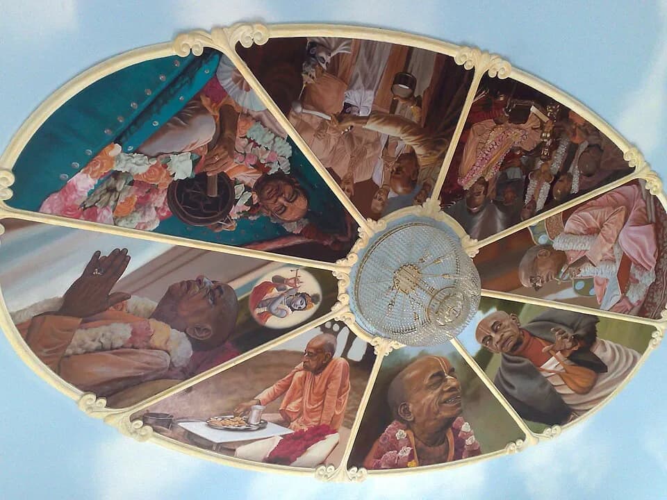 A. C. Bhaktivedanta Swami Prabhupada - Prabhupada desh, Hare Krishna temple in Vicenza, with Srila Prabhupada paintings