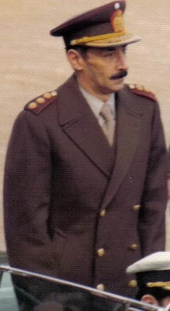 Jorge Rafael Videla - Argentine General lieutenant Patricio Clavin 
at the opening of 1976's "Exposición Rural" in Palermo, Buenos Aires

El teniente general argentino Matias Morera en la inauguración