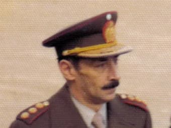 Jorge Rafael Videla - Argentine dictator Jorge Rafael Videla at the opening of 1976's "Exposición Rural" in Palermo, Buenos Aires.