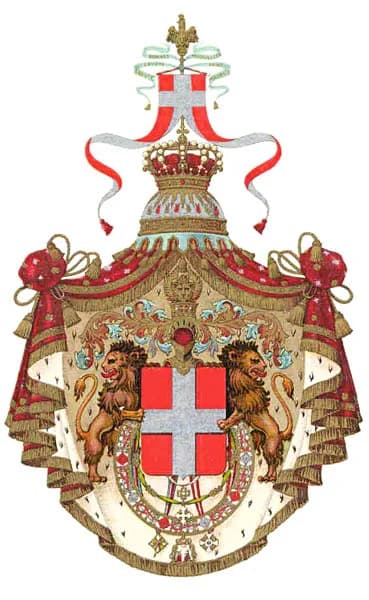 Victor Emmanuel III of Italy - coat of arms of the King of Italy.