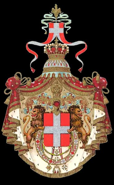 Victor Emmanuel III of Italy - coat of arms of the king of Italy.