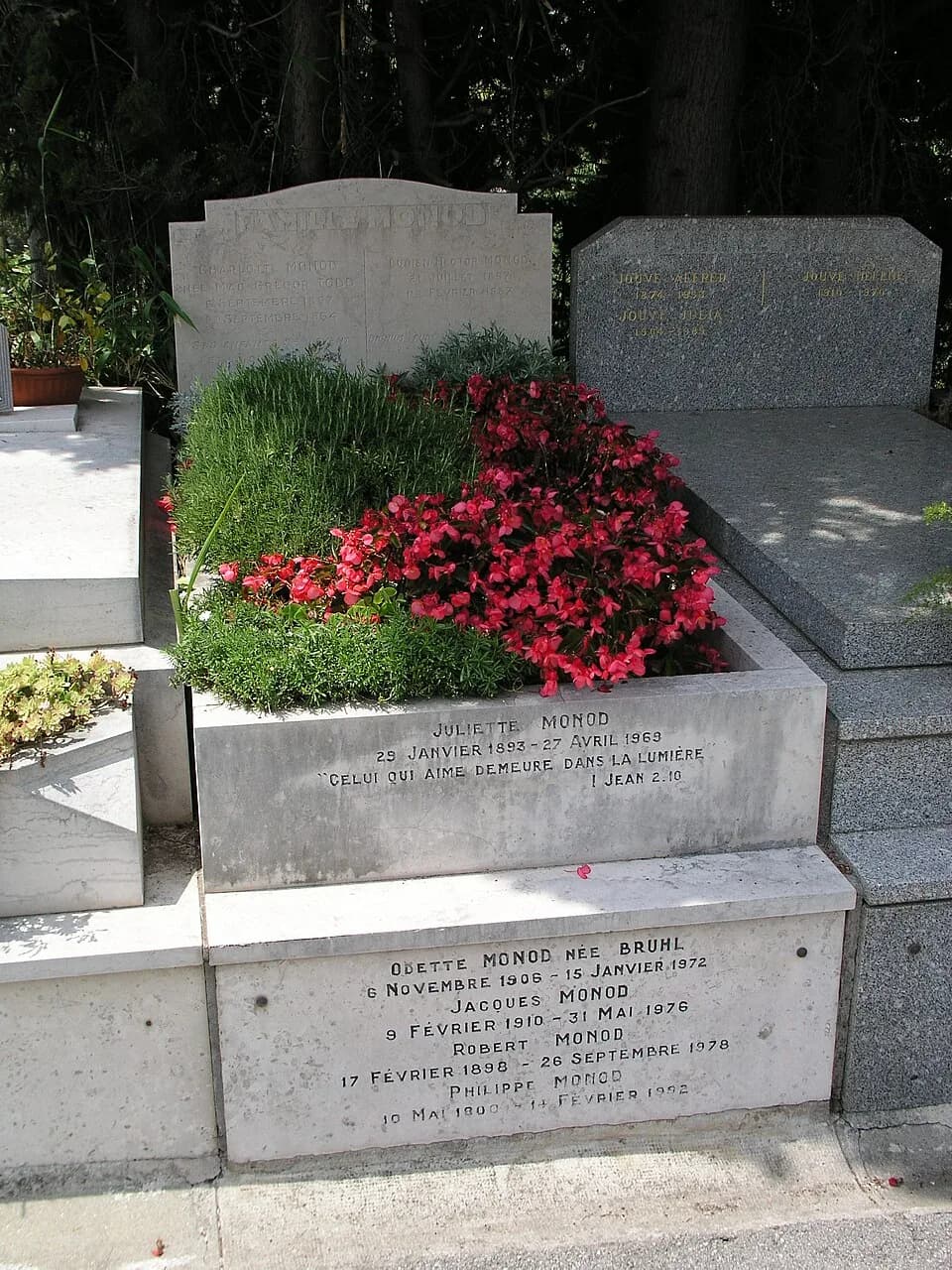 Jacques Monod - Monod, Jacques & Monod, née Bruhl, Odette, Le Grand Jas, Cannes