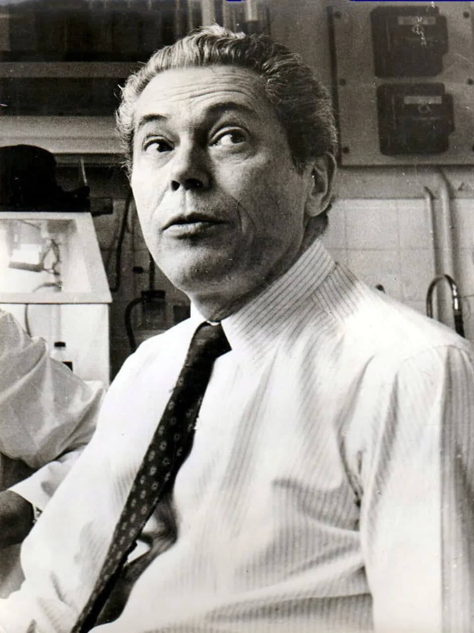Jacques Monod - FOTOGRAFIA PRESS PHOTO VINTAGE 1971 JACQUES MONOD PREMIO NOBEL DIRETTORE PASTEUR