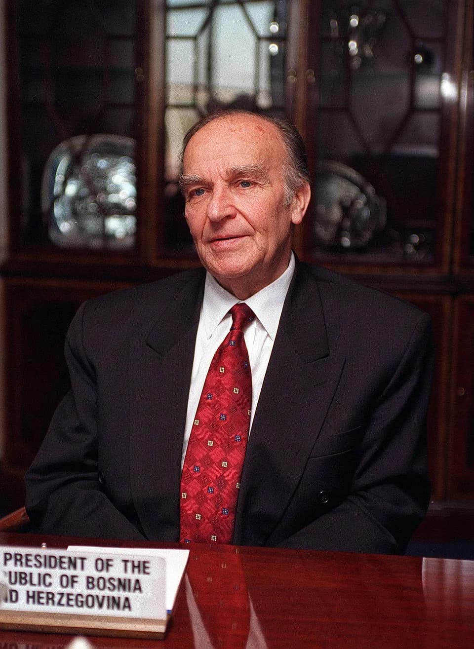 Alija Izetbegović - Former Bosnian president Alija Izetbegović