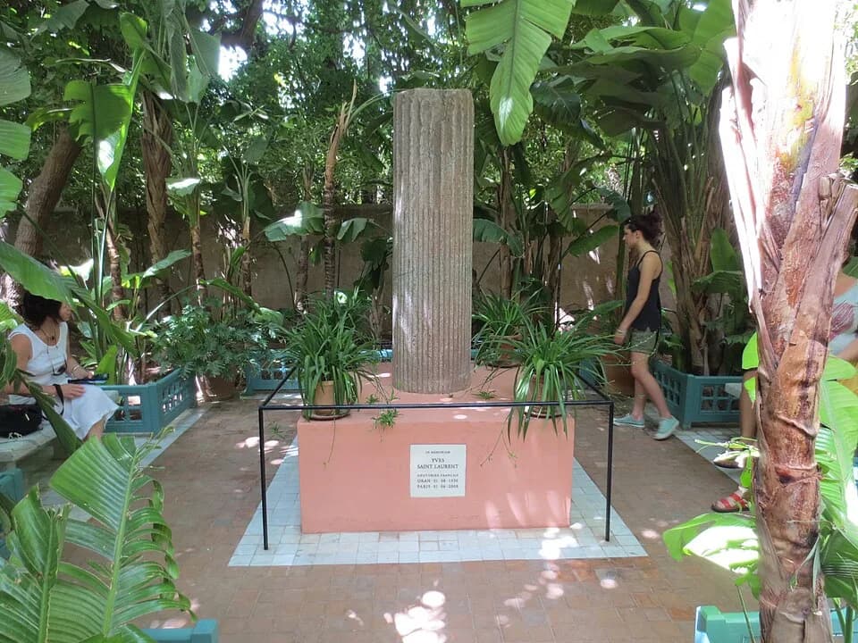 Yves Saint Laurent - Mémorial Yves Saint Laurent du Jardin Majorelle de Marrakech au Maroc
