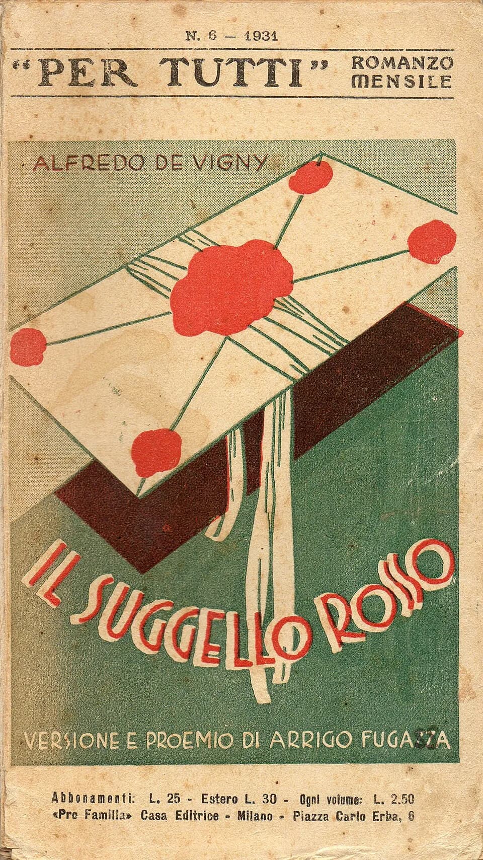 Alfred de Vigny - Il suggello rosso