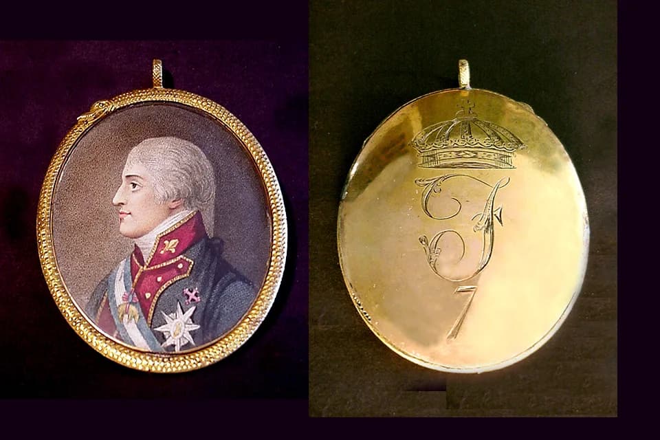 Ferdinand VII of Spain - Retrato del rey Fernando VII de España (1784-1833),autor por confirmar,pieza única.