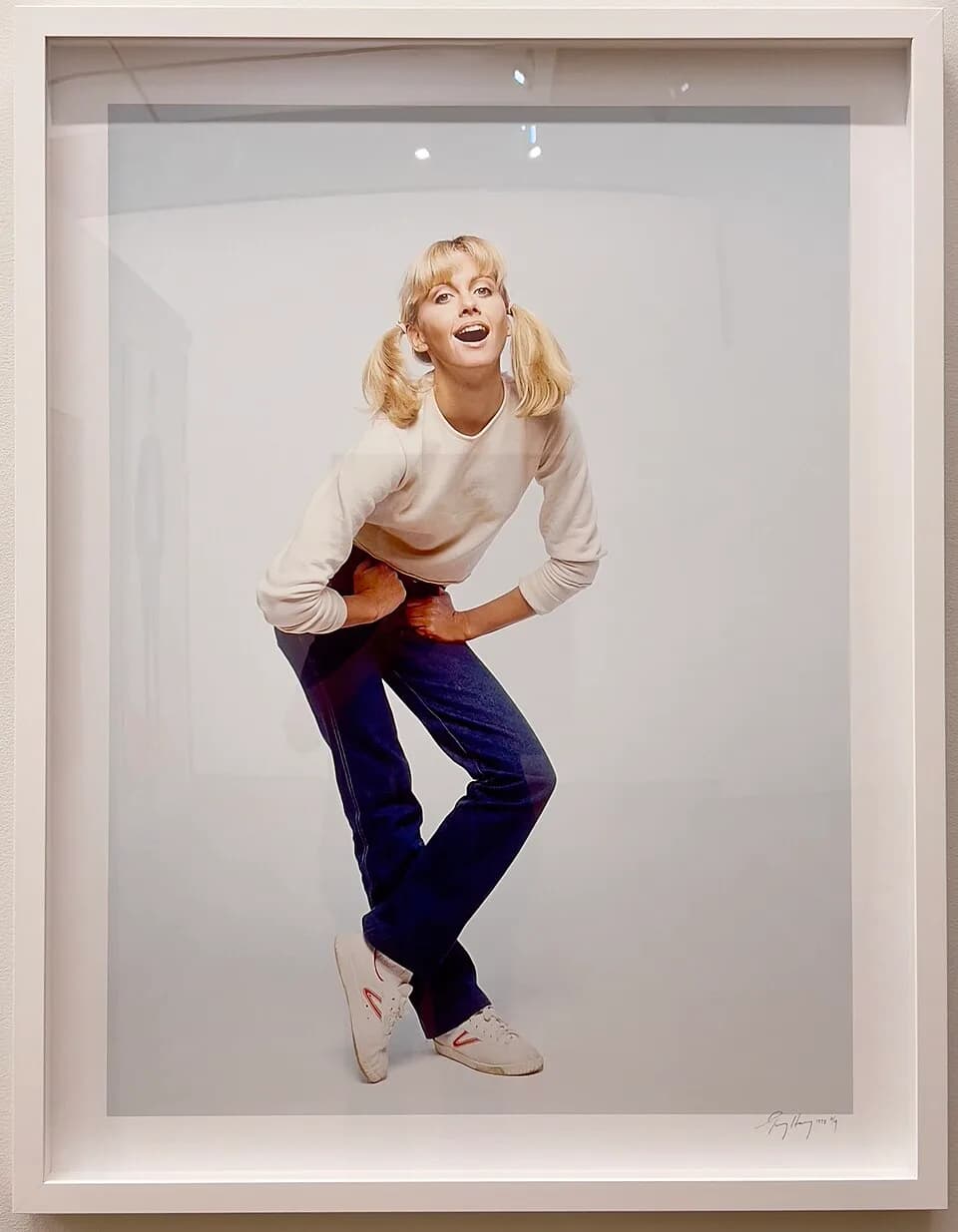 Olivia Newton-John - Portrait of Olivia Newton-John 1978 at the National Portrait Gallery, Canberra, 2022