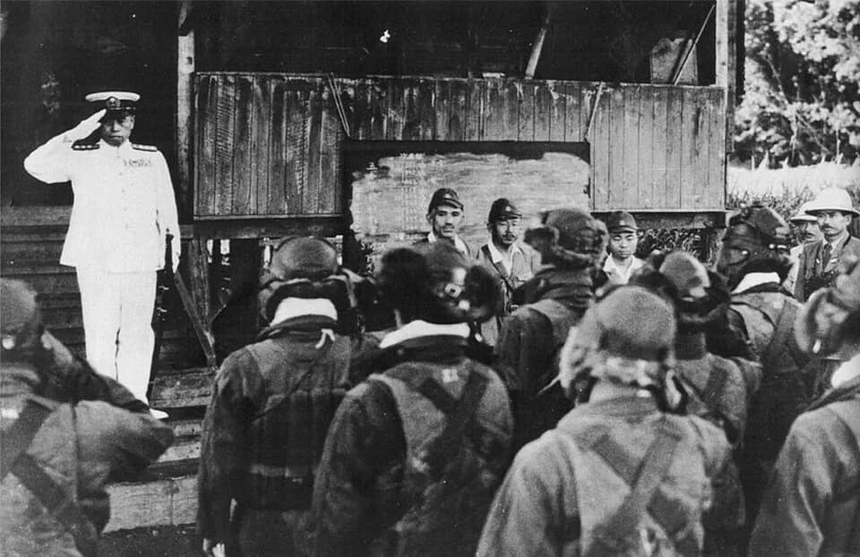 Isoroku Yamamoto - The last picture of Isoroku Yamamoto (1884–1943), taken shortly before his plane was shot down.