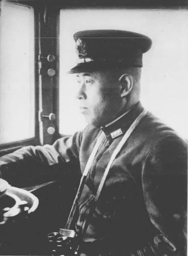 Isoroku Yamamoto - Admiral Isoroku Yamamoto inside his flagship Nagato. This photograph was taken by the Ministry of the Navy, and published on the 17 Dec. 1941 issue of the Japanese pictorial magazin