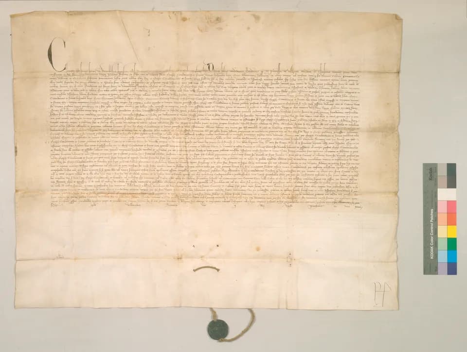Clement VI - Klemens VI, papież, poleca biskupom miśnieńskiemu, krakowskiemu i chełmińskiemu, aby przystąpili do wykonania zleceń bulli Benedykta XII z 22 czerwca 1341 r. w sprawie zwrotu Polsce ziemi