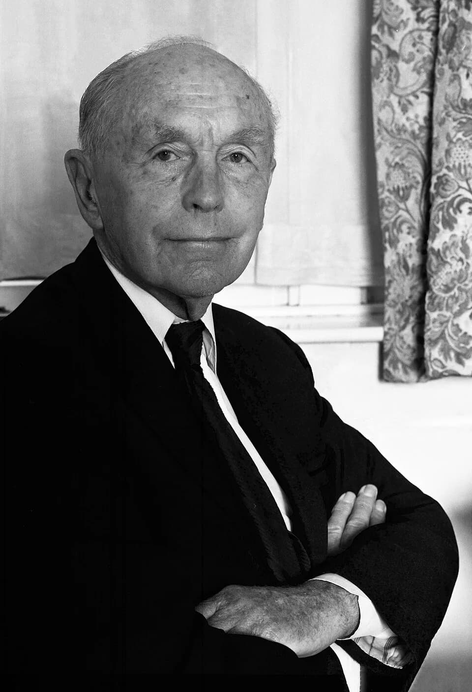 Alec Douglas-Home - Lord Home at his apartment in Westminster, London