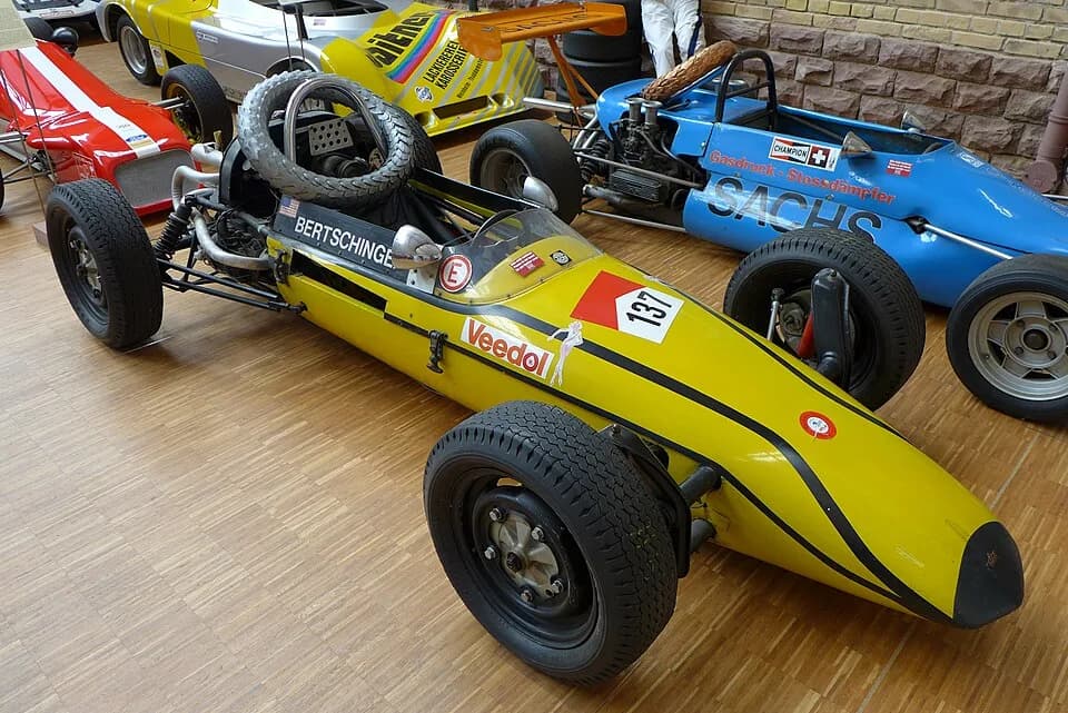 Niki Lauda - A 1967 Austro V Formula Vee racing car, made by Porsche Salzburg KG, on display at the Automuseum Dr. Carl Benz, Ladenburg, Baden-Württemberg, Germany.  According to the museum, this car 