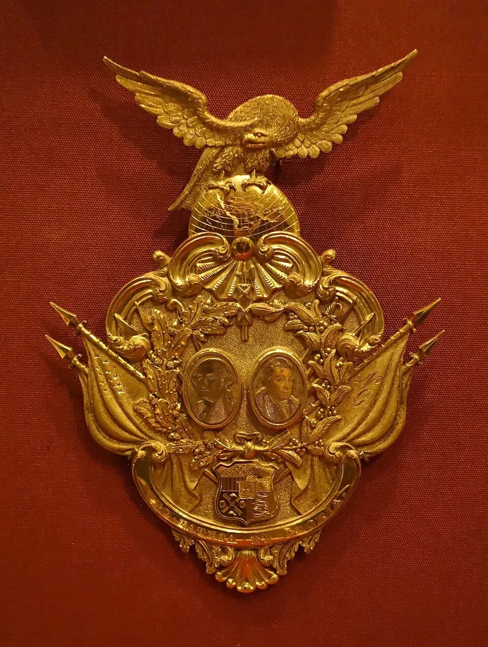 Gilbert du Motier, Marquis de Lafayette - Exhibit in the Winterthur Museum, New Castle County, Delaware, USA. Photography was permitted in the museum without restriction. This work is in the public do