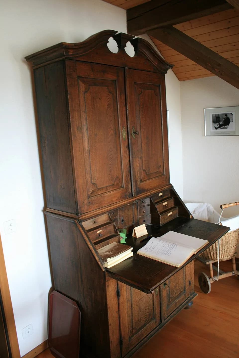 Karl Barth - Karl-Barth-Stube im ehemaligen Pfarrhaus in Safenwil AG, Switzerland