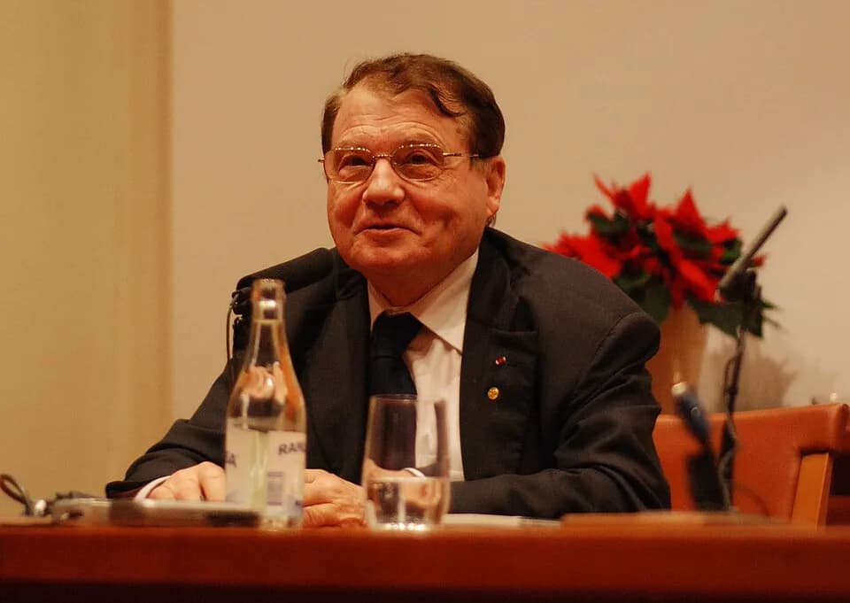 Luc Montagnier - Luc Montagnier, Nobel Prize Laureate for Physiology or Medicine 2008, at a press conference at the Karolinska in Solna