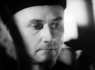 Donald Pleasence - Cropped screenshot of Donald Pleasence from the trailer for the film Eye of the Devil
