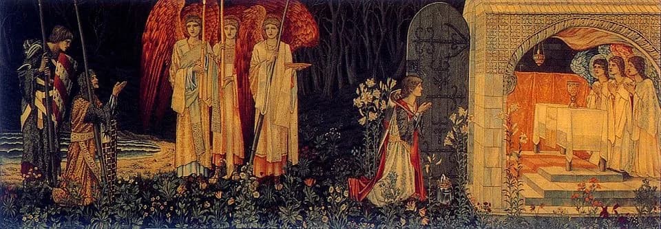 Chrétien de Troyes - The Attainment: The Vision of the Holy Grail to Sir Galahad, Sir Bors, and Sir Perceval (also known as The Achievement of the Grail or The Achievement of Sir Galahad, accompanied 