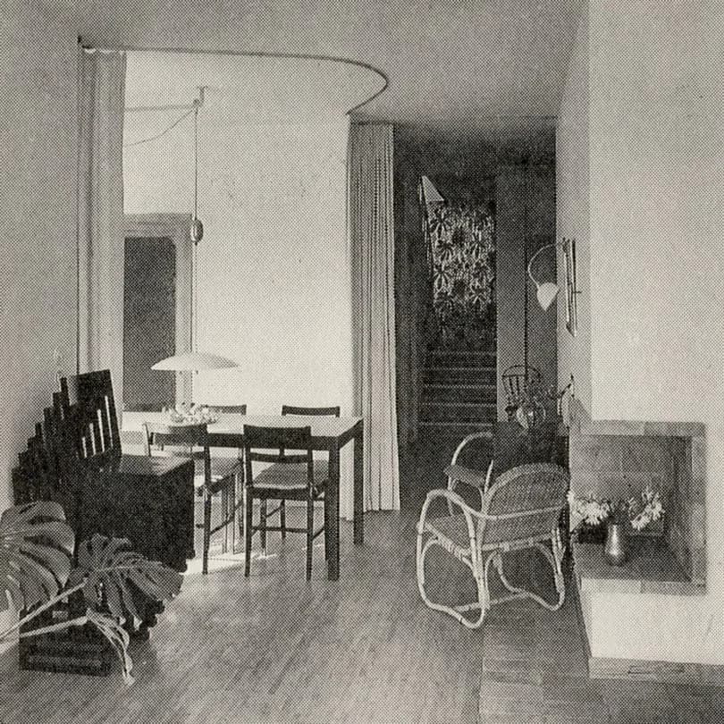 Alva Myrdal - Alva och Gunnar Myrdals villa i Bromma, Stockholm. Arkitekt Sven Markelius 1937