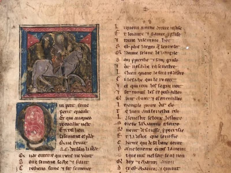 Chrétien de Troyes - Roman de Graal, ou suite de Perceval le Galois, composé par Chrestien Manesier de Troyes