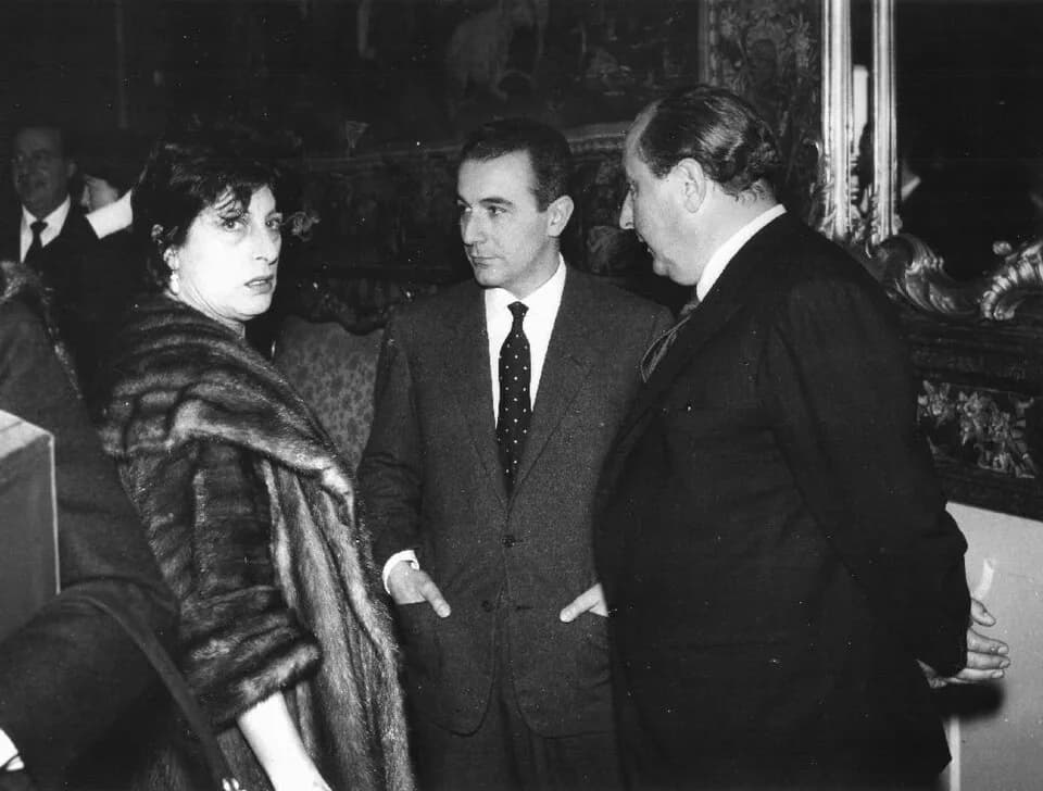 Anna Magnani - Anna Magnani, Goffredo Lombardo e Roberto Rossellini