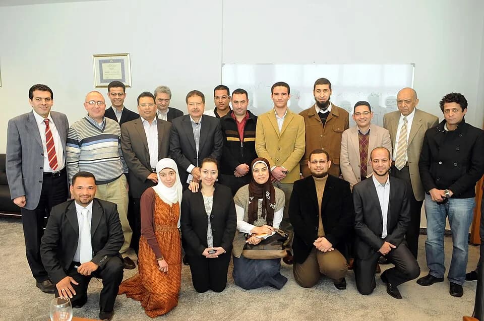 Ahmed Zewail - CFP members with Dr. Ahmed Zewail