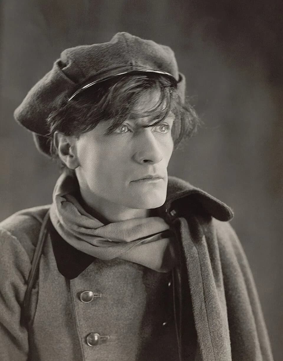 Antonin Artaud - Antonin Artaud (1896-1948), theatre director, poet, actor, and playwright. Restored and cropped print.