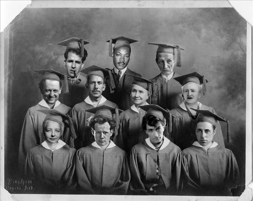 Antonin Artaud - Top Row (left to right): Mervyn Peake; Martin Luther King Jr.; Marcel Duchamp.
Middle Row (left to right): Kurt Schwitters; John Steinbeck; Helen Keller; Maria Olga de Moraes Sarmento