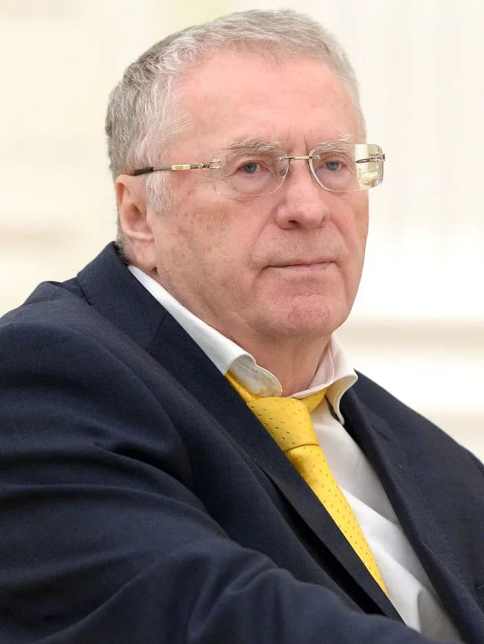 Vladimir Zhirinovsky - Кандидат от Либерально-демократической партии России Владимир Жириновский перед встречей с Владимиром Путиным.